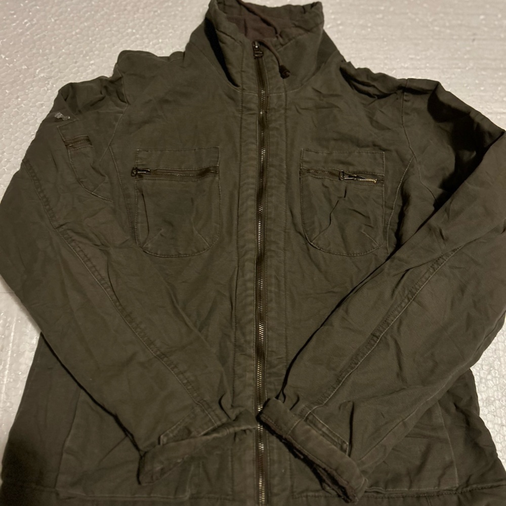 Dollhouse XL Made in Hong Kong Green utility style jacket - Picture 3 of 6